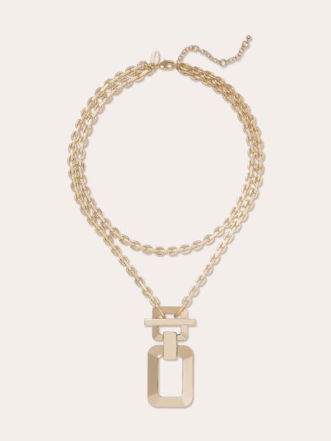 RAMY BROOK Lucia Statement Buckle Necklace