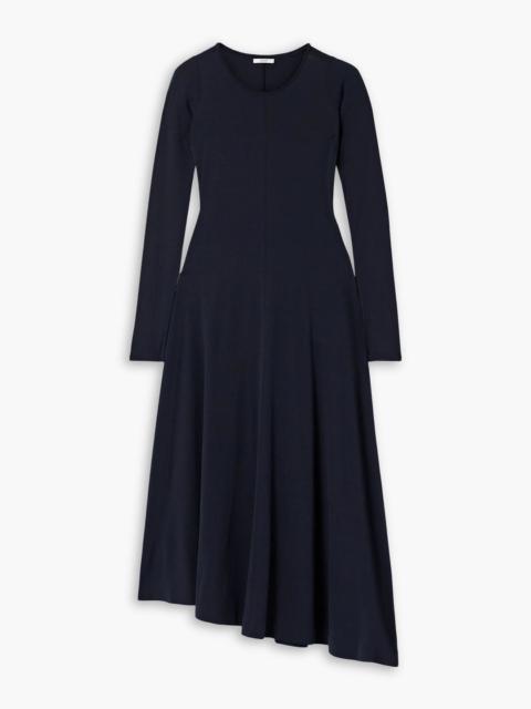 FFORME Jo asymmetric stretch-silk jersey midi dress