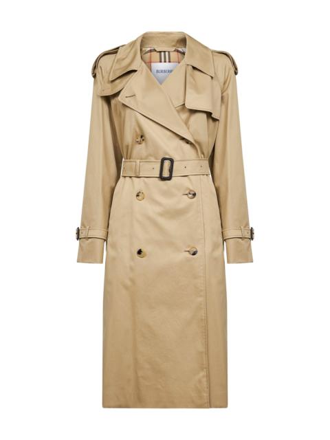 Burberry Burberry Women Beige Gabardine Castleford Long Trench Coat