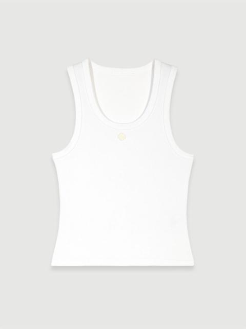 maje Rib knit tank top