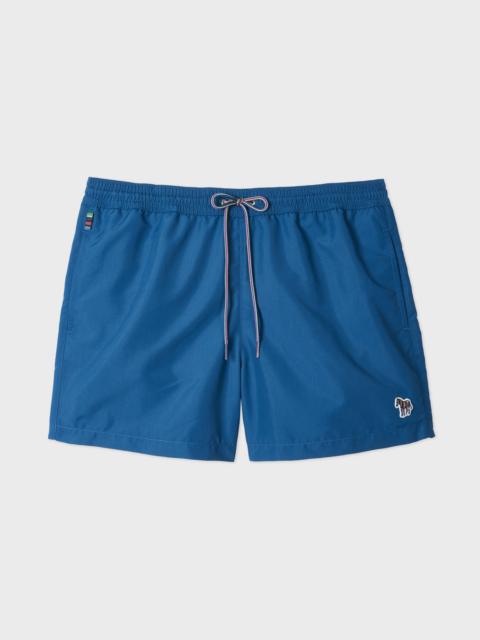 Paul Smith Dark Blue Zebra Logo Swim Shorts