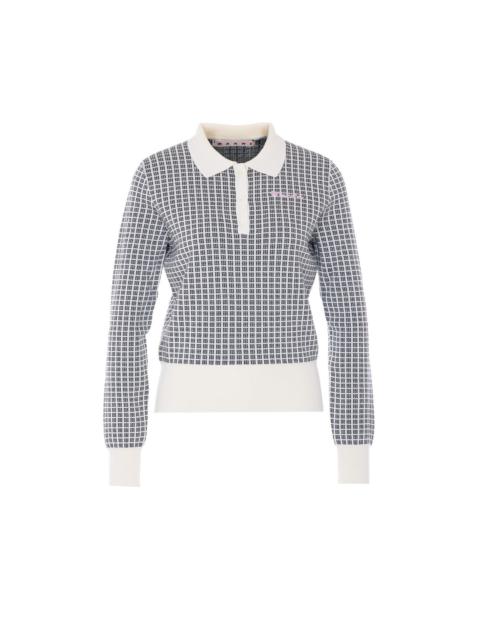Marni Marni Women Marni Logo Knitted Polo