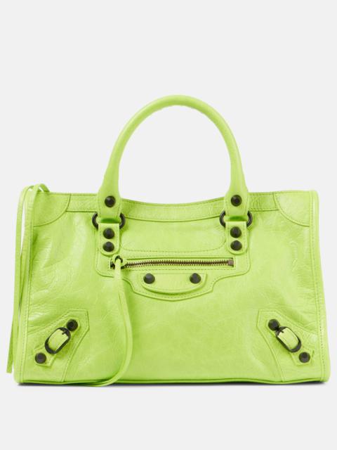 Le City Small leather tote bag