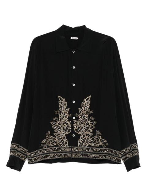 BODE beaded-embellishment shirt
