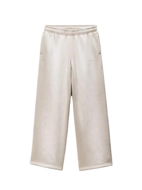Alexander Wang MID-RISE SWEATPANTS W/ALLOVER HOTFIX (WASHED KHAKI)