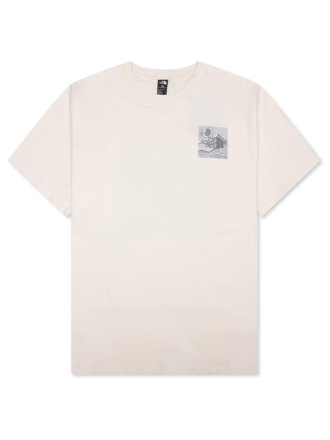 The North Face MOUNTAIN ESCAPE RELAXED S/S TEE - WHITE DUNE