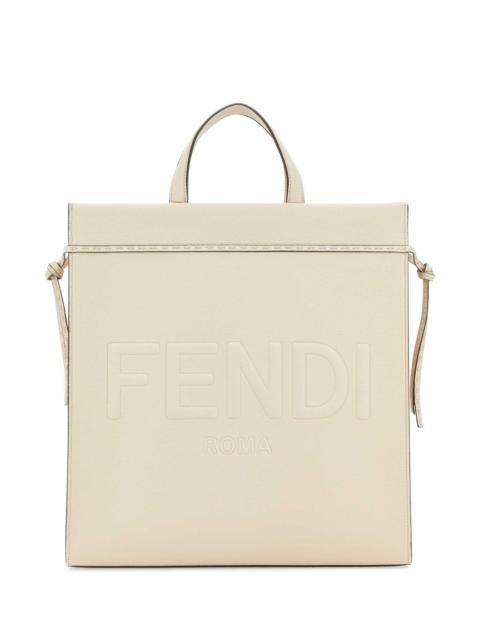 FENDI Fendi Men Ivory Medium Go To Shopper Shopping Bag