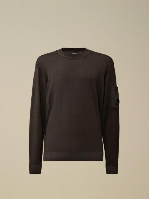 C.P. Company Merino Wool Crewneck Lens Sweater