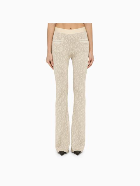 Palm Angels Viscose Trousers With Logo