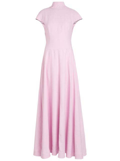 touareg dress pink degrade stripe MARRAKSHI LIFE The Touareg Striped Dégradé Cotton-blend Maxi Dress -  HS25-004 STR28