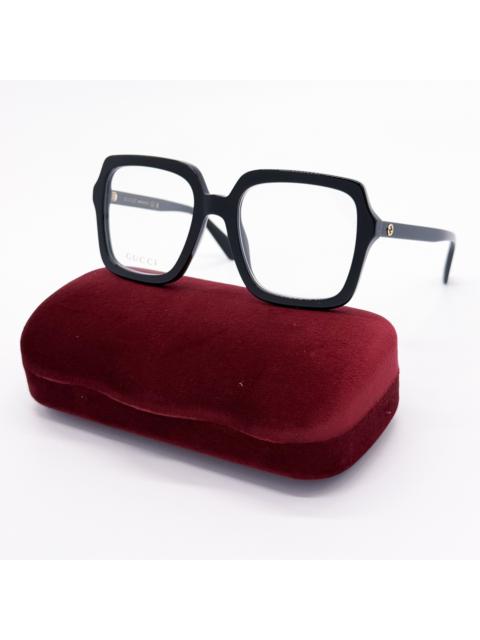 NEW GUCCI GG1318O 001 BLACK SQUARE WOMEN EYEGLASSES GUCCI