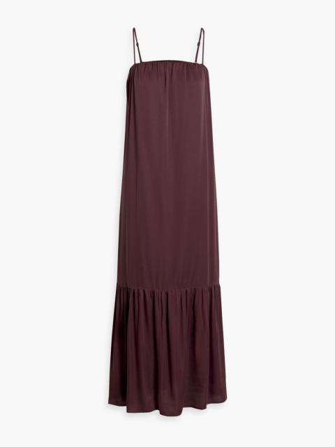 SIMKHAI Matteau cutout satin maxi dress