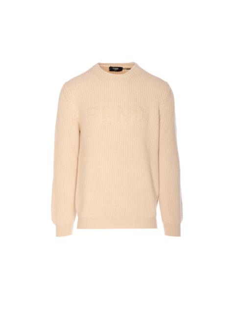 FENDI Fendi Men Maxi Lettering Fendi Logo Sweater