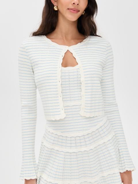 LoveShackFancy Media Cardigan