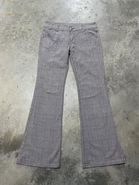 Other Designers If Six Was Nine - Japanese Checkered Flare Gothic Stretchable