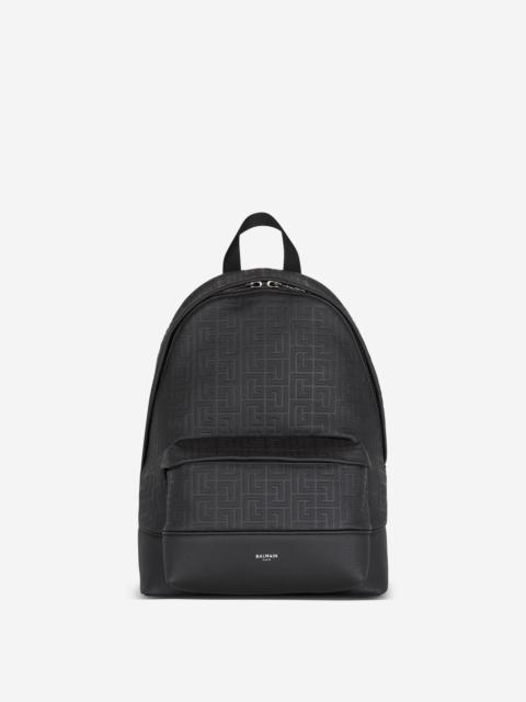 Balmain MONOGRAM JACQUARD BACKPACK