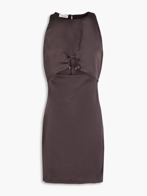 Nanushka Cutout satin mini dress