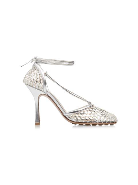 Bottega Veneta Stretch Sandals silver