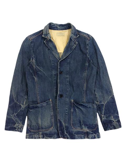Other Designers Spellbound - RARE! VTG SPELLBOUND KOJIMA JAPAN WASHED DENIM CHORE JACKET