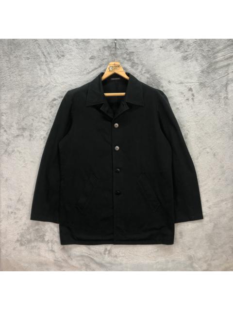 Other Designers Agnes B. - AGNES B HOMME PARIS COTTON BLACK COAT #5733-204