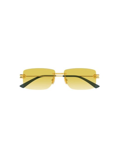 Bottega Veneta Bv1126s-006 - Gold Sunglasses