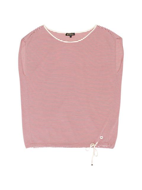 Loro Piana striped silk vest