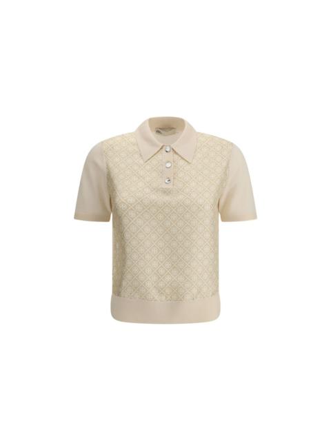 Tory Burch - Wool and silk Polo Shirt