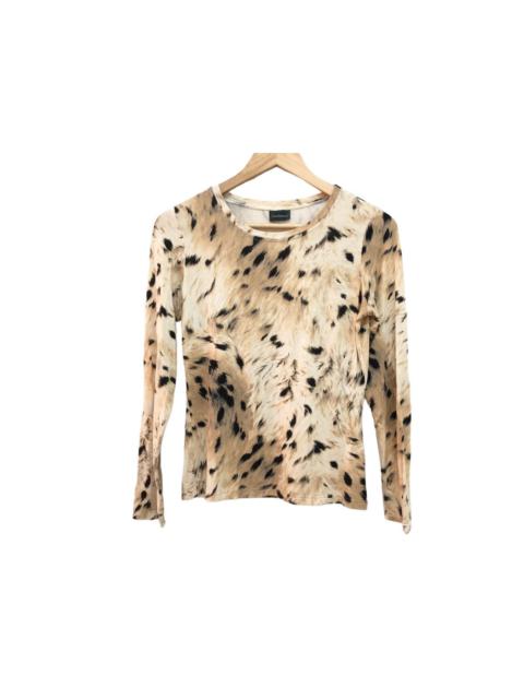 Other Designers Other - GLAM 💎 ROCCOBAROCCO LEOPARD PRINTED VISCOSE BODY TOP