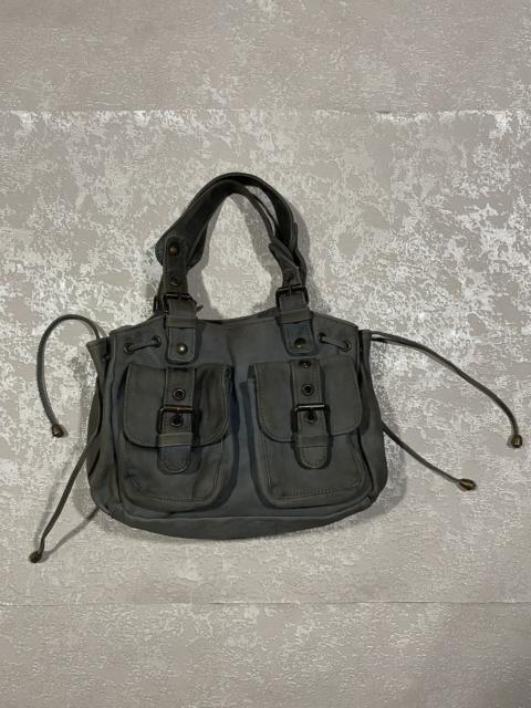 Other Designers If Six Was Nine - Vintage Faded Distressed Gerard Darel Handle Leather Bag