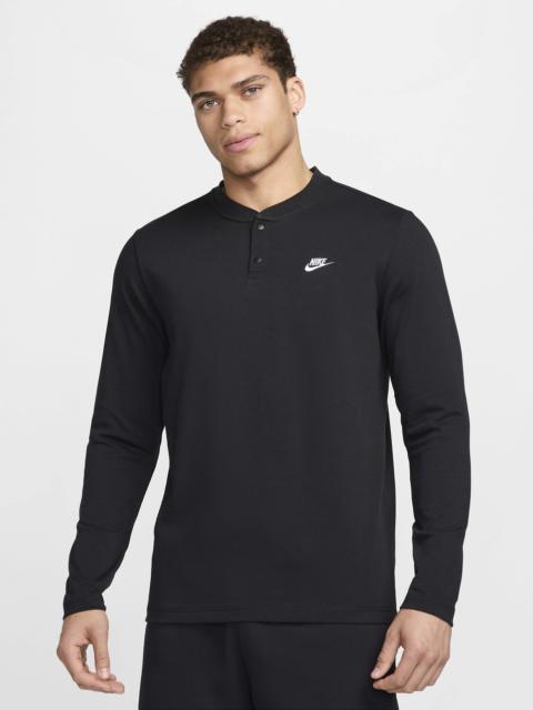 Nike Nike Mens Nike Club LS Henley