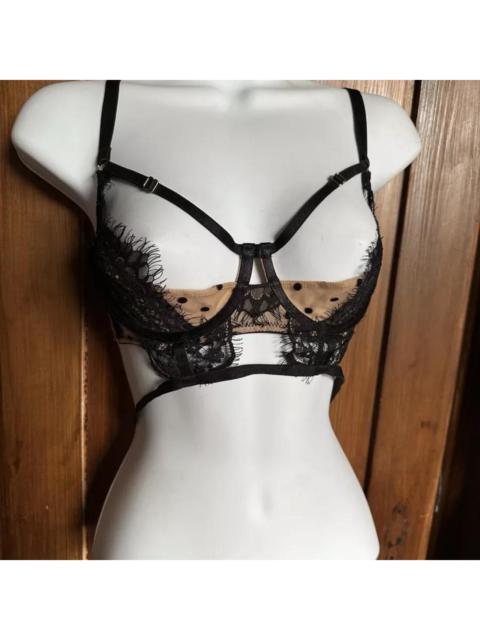 Other Designers Women's Black and Tan Bra