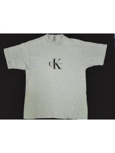 Other Designers Calvin Klein - VINTAGE 90s CK CALVIN KLEIN JEANS SPELL OUT LOGO T SHIRT