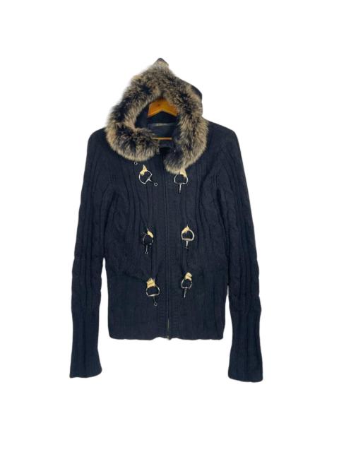 Other Designers Lip Service Knitt Women Punk Rock Shirt Fur