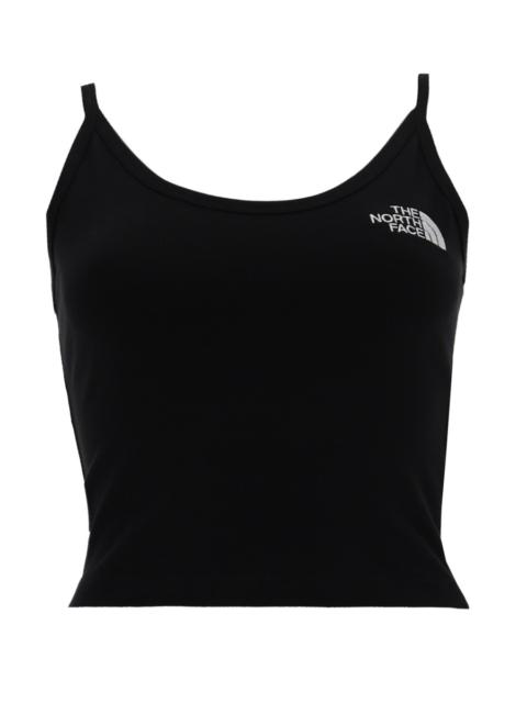 The North Face COTTON SLIM CROP TOP WITH LOGO