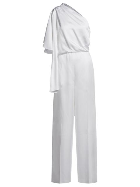 BOSS ONE-SHOULDER JUMPSUIT WITH TIE NECKLINE