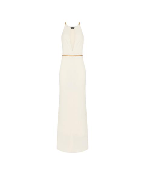 TOM FORD SLEEVELESS EVENING DRESS WITH CUT OUTS