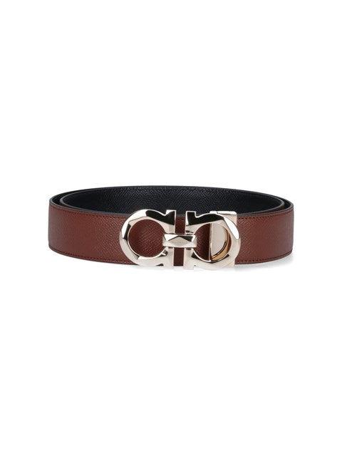 FERRAGAMO Ferragamo Men "Gancini" Reversible Belt