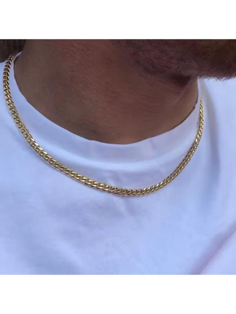 Other Designers Other - 50 Cm Cuban Link Chain Necklace