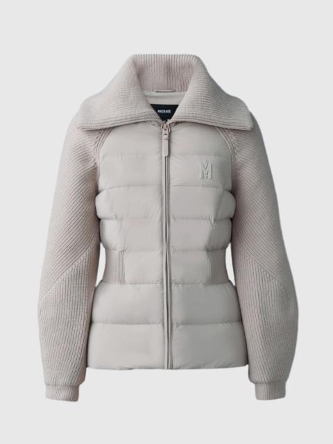 MACKAGE FOXY Light down mixed media jacket