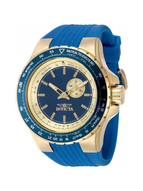 Other Designers Invicta Aviator Quartz Blue Dial Men's Watch 49727