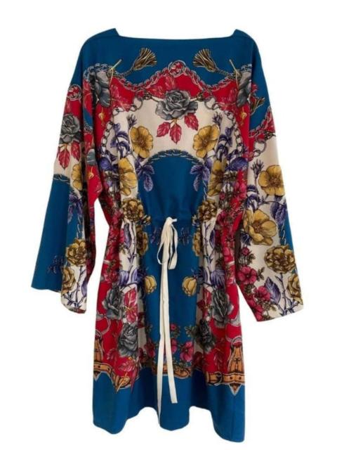 GUCCI Boudoir Printed Wool-Twill Kaftan Dress