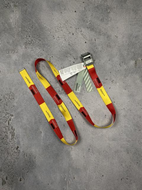 Off-White Off White industrial belt 2.0 belt red yellow