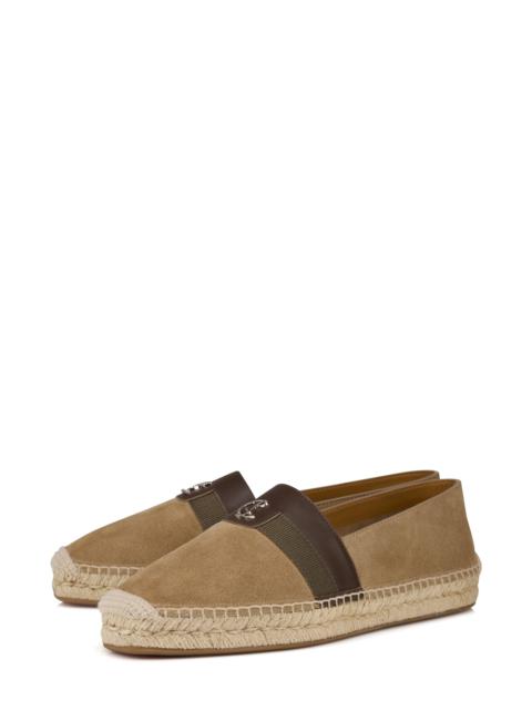 Christian Louboutin Christian Louboutin Alfarica CL Logo Espadrille in Version Saharienne at Nordstrom