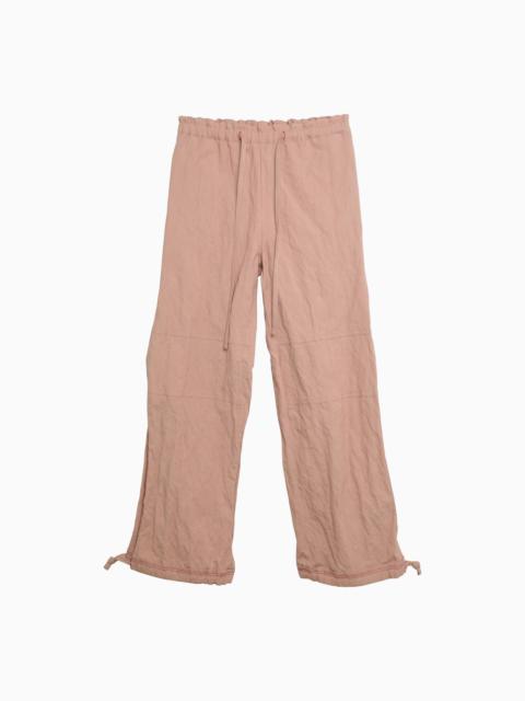 Acne Studios Antique Pink Cotton Wide Trousers