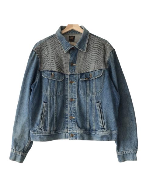 Other Designers Vintage - Authentic Vintage 1990s Lee Rider Snake USA Trucker Jacket
