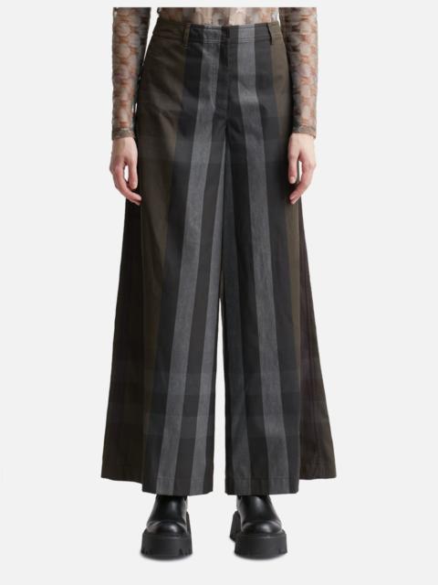 Burberry CHECKERD TROUSERS