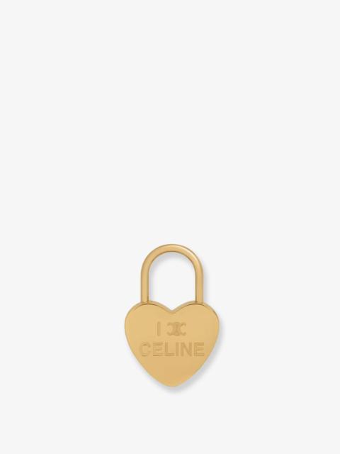 CELINE Celine Women Heart-Shaped Brass Charm