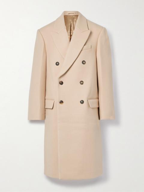 WARDROBE.NYC + Hailey Bieber Double-breasted Wool Coat