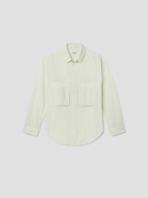 AGOLDE CLARK SHIRT IN MINT CREAM