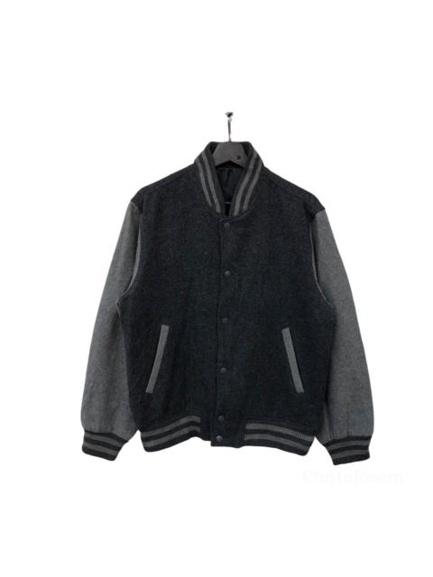 Other Designers Japanese Brand - VINTAGE VARSITT JACKET JAPANESE BRAND PLAIN
